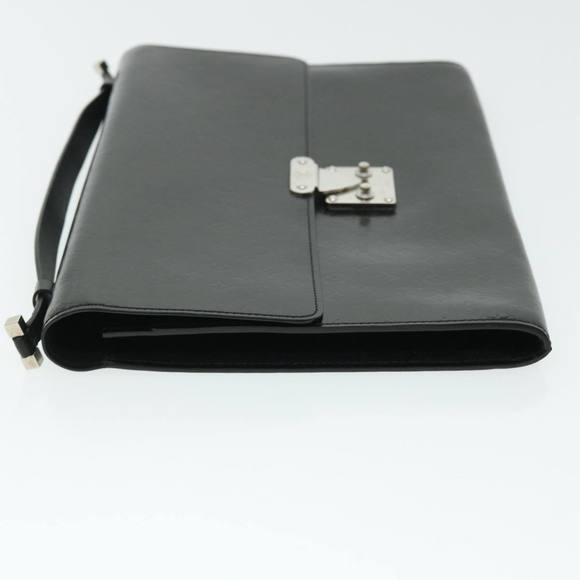 LOUIS VUITTON Monogram Mini Glace Anushka GM Hand Bag Black M92229 Auth bs7711 - Picture 4 of 16